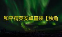 和平精英安卓直装【独角兽直装】辅助
